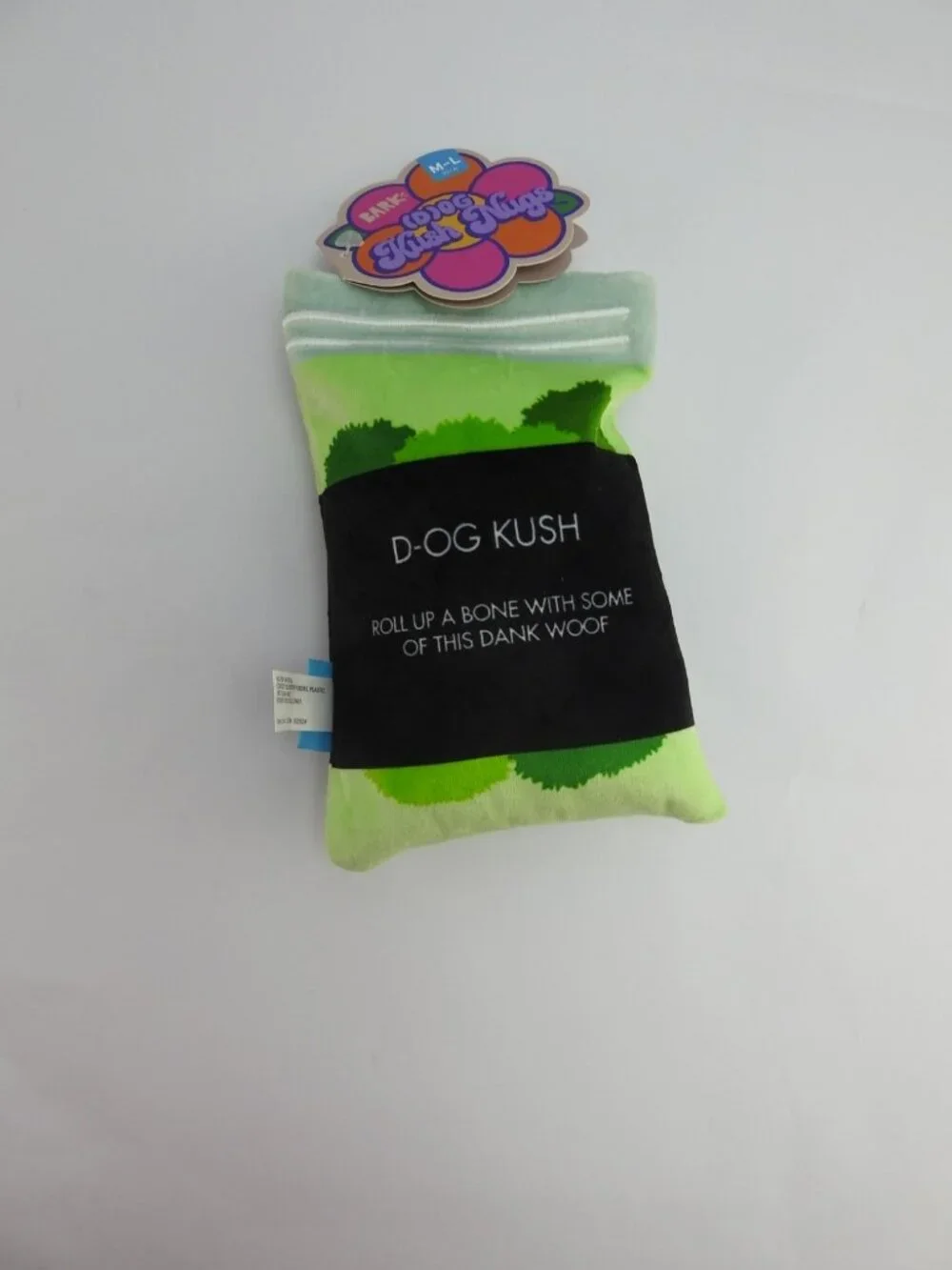 BARK Dog Toys Hemp Plush Dog Toy Set 4 20 Leaf Joint Kush Funny NWT 3pc Lot